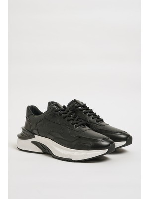 Faruk Balkanas Sandigo Model Ithal Taban Natural Deri Sneaker Ayakkabı