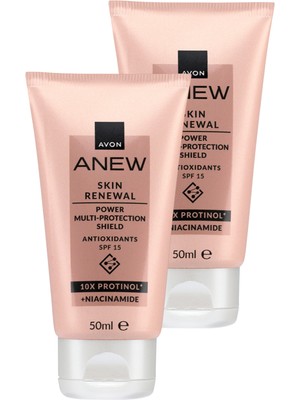 Avon Anew Power Çok Amaçlı Cilt Koruyucu Krem SPF15 50 Ml. Ikili Paket