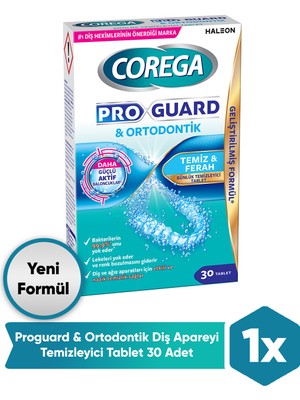 Corega Pro Guard Retainer Günlük Temizleyici 30 Tablet