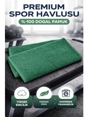 Kaff %100 Doğal Pamuklu Sportif Hızlı Ter Emen 30CM x 100CM Fitness Sporcu El Boyun Havlusu