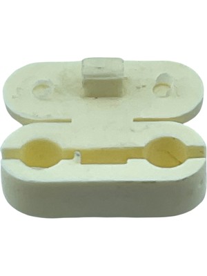 MorPerde Perde Plastik Krem Zincir Kilidi