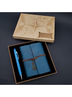 İlk El Grup Ieg™ Defter Kalem Mavi Set