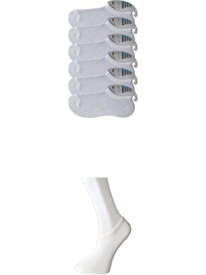 İlk El Grup Ieg™ Beyaz Erkek Görünmez Çorap 6 Çift