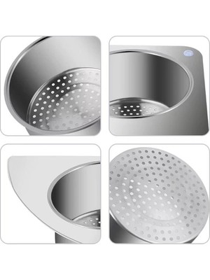 Kuğu Tasarımlı Paslanmaz Lavabo Drenaj Sepeti