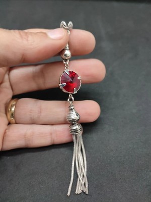 İskeçe Tesbih 475 Ayar Gümüş Tesbih Püskülü 10 Gr.