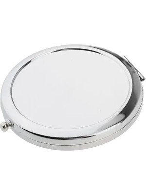 İlk El Grup Ieg™ Promosyon Yuvarlak Cep Aynası Gümüş Renk