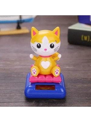İlk El Grup Ieg™ Güneş Enerjili Sallanan Kedi