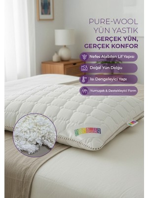 Days In Colours Pure-Wool Yün Yastık - 1000 GRAM