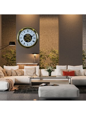 Zentime Royal Legacy Gold 60 cm Çarklı Duvar Saati