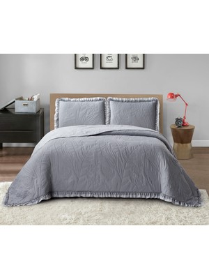 Madrid Tek Kişilik Yatak Örtüsü - Antrasit