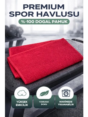 Kaff %100 Doğal Pamuklu Sportif Hızlı Ter Emen 30CM x 100CM Fitness Sporcu El Boyun Havlusu