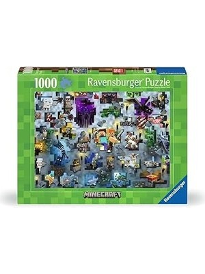 SHC4200 Ravensburger 1000 Parçalı Puzzle Minecraft, Yapboz
