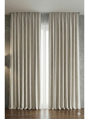 Miabella Home Mr.stock Blackout Işık Geçirmez Güneşlik Fon Perde Tek Kanat  - 12189