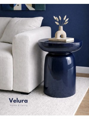 Velura Home & Living Fargo Mantar Yan Sehpa - Lacivert