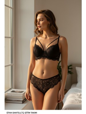 Elbiyou Dantelli Sütyen Takımı