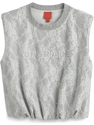 Twist Nakışlı Dantel Mıx Tişört TS1260070082005