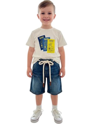 Ugly Duck 3-8 Yaş Arası T-Shırt Pantolon Ikili Takım - Lacivert