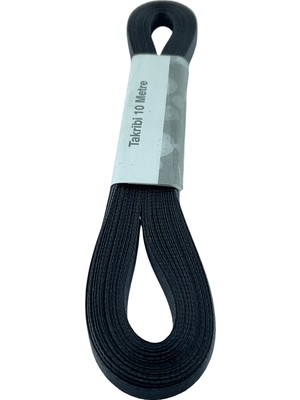 MorPerde Katlamalı Perde Kurdele (5mm) Siyah