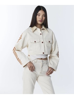 Twist KONTRAST YAKA NON DENİM MONT TS1260012026018