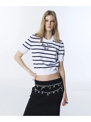 Twist NAKIŞLI ÇİZGİ DESEN TRİKO TS1260050061018