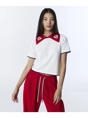 Twist KONTRAST KROŞE YAKA TRİKO TS1260050053AD4