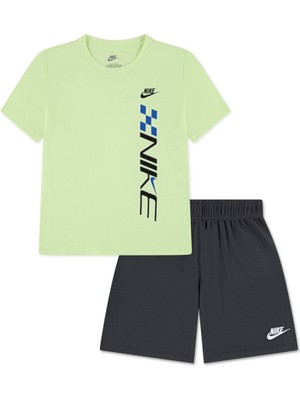 Nike Nıke Lap Mesh Short Set Erkek Çocuk Tişört-Şort Takım 86N719