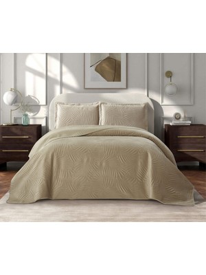 Munih Tek Kişilik Yatak Örtüsü - Bej