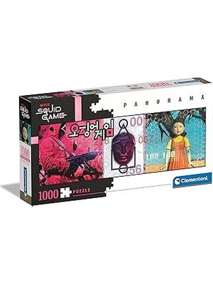 SHC4200 Clementoni - 1000 Parça Squid Game Yetişkin Puzzle - Panorama - 39694