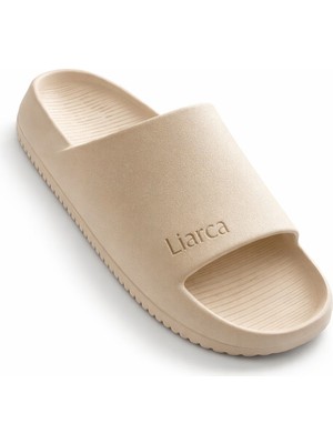 Liarca Erkek/kadın Bej Eva Terlik – Hafif, Kaymaz Taban, Günlük Rahat Terlik