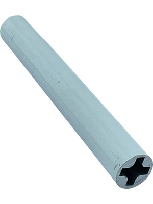 Morperde Zebra Perde Yuvarlak Beyaz Alüminyum Etek Profili