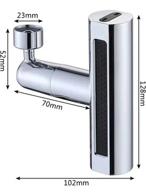 K-Yonlineticaret 360 Derece Döner Musluk Başlığı