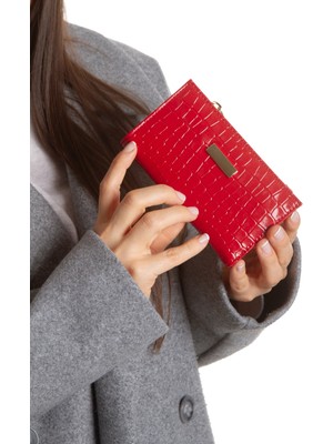 Newish Kadın  Suni Deri Küçük Boy Kartlık ve Bozuk Para Bölmeli Cüzdan - NEW393