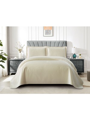 Istanbul Çift Kişilik Yatak Örtüsü - Krem