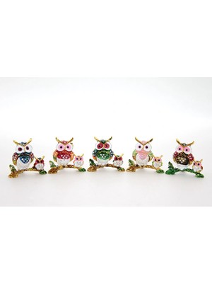 K-Yonlineticaret Swarovski 2'li Baykuş Model 2