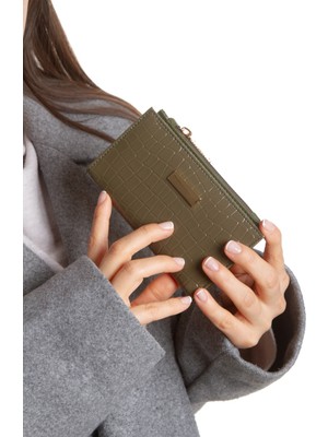 Newish Kadın  Suni Deri Küçük Boy Kartlık ve Bozuk Para Bölmeli Cüzdan - NEW393