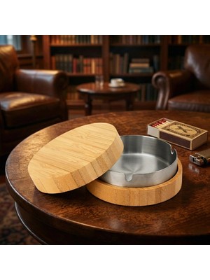 Eco Lounge Bambu Kapaklı Küllük