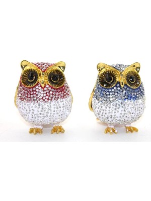 K-Yonlineticaret Swarovski Tekli Baykuş Model 1