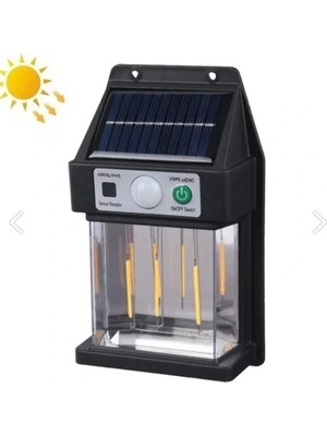 K-Yonlineticaret Güneş Enerjili Hareket Sensörlü Duvar Lambası