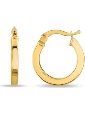 Şehrin Kuyumcusu Altın Halka Küpe