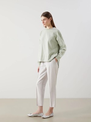 Lc Waikiki Yeni Sezon Beli Lastikli Havuç Kesim Kadın Pantolon