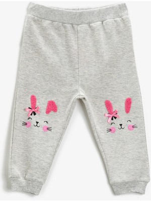 Koton İşlemeli Eşofman Altı