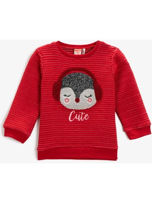 Koton İşlemeli Sweatshirt