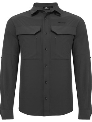 Alpinist Natriks Uzun Kollu Erkek Gömlek Antrasit (600702)