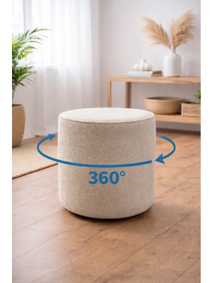 360 Derece Döner Puf