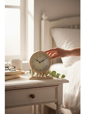 CaactuStore Masa Saati Love Yazılı Plastik Dekoratif / Hediyelik