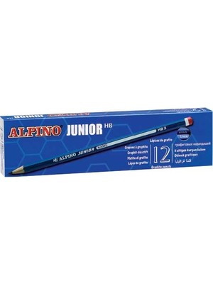 Alpino Alpıno Junıor 12 Li Kurşun Kalem HB Renkli ve Ergonomik Tasarım ile Çizim Keyfi