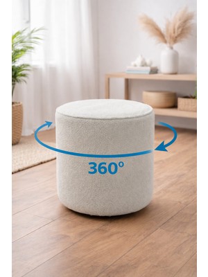 360 Derece Döner Puf