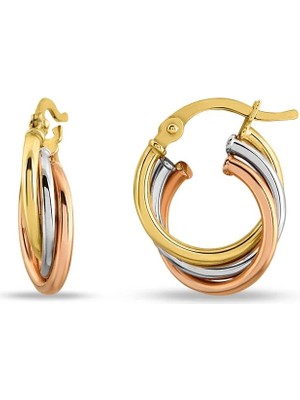 Şehrin Kuyumcusu Altın Halka Küpe