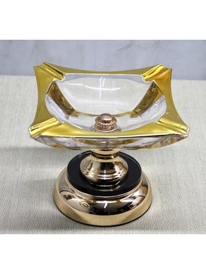 Luz&Pos Metal Ayaklı Cam Küllük Model 3