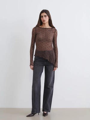 LC Waikiki Siyah Straight Fit Kadın Jean Pantolon